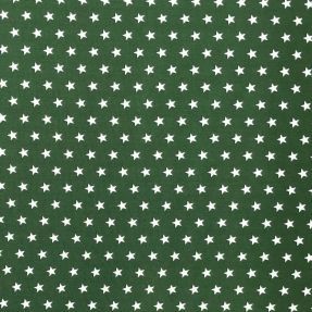 Bawełniana tkanina Petit stars dark green