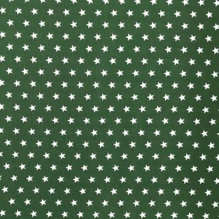 Bawełniana tkanina Petit stars dark green