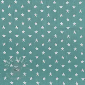 Bawełniana tkanina Petit stars fresh sage