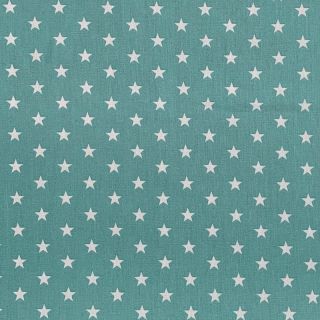 Bawełniana tkanina Petit stars fresh sage