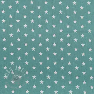 Bawełniana tkanina Petit stars fresh sage