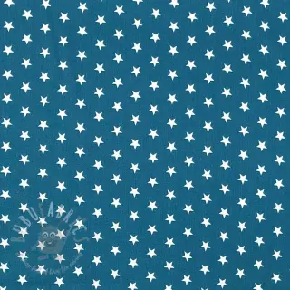 Bawełniana tkanina Petit stars indigo