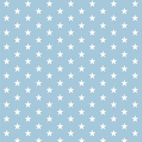 Bawełniana tkanina Petit stars light blue