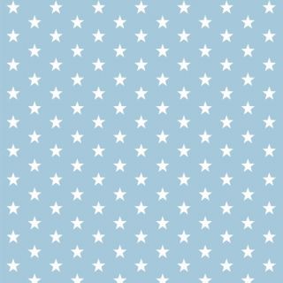 Bavlnená látka Petit stars light blue