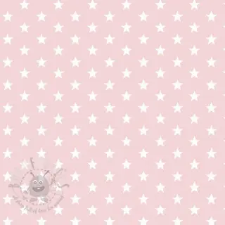 Bawełniana tkanina Petit stars light rose