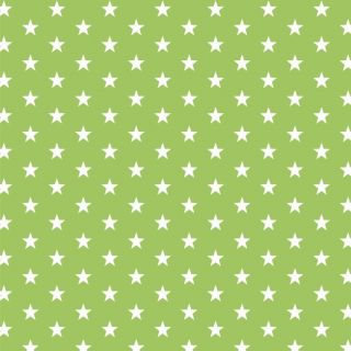 Bawełniana tkanina Petit stars lime