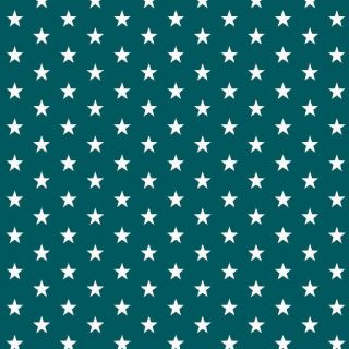 Bawełniana tkanina Petit stars petrol