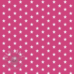 Bawełniana tkanina Petit stars pink