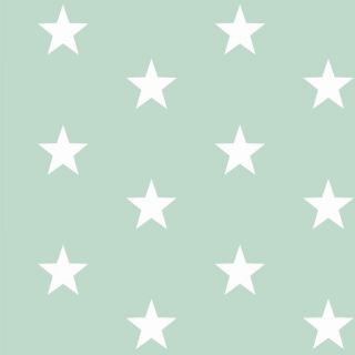 Bavlnená látka Stars mint