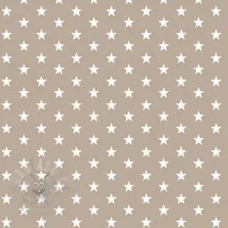 Bawełniana tkanina Petit stars sand