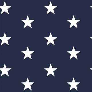 Bavlnená látka Stars navy