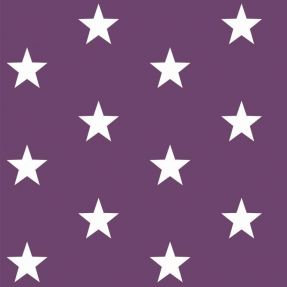 Bavlnená látka Stars purple