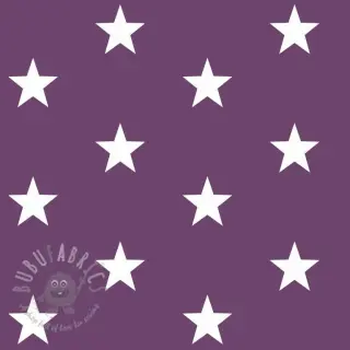 Bawełniana tkanina Stars purple
