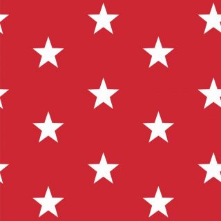 Bavlnená látka Stars red