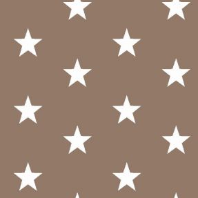 Bavlnená látka Stars taupe