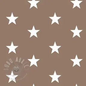 Bawełniana tkanina Stars taupe