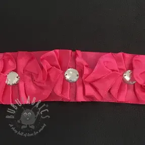 Satynowa wstążka Crystal fuchsia