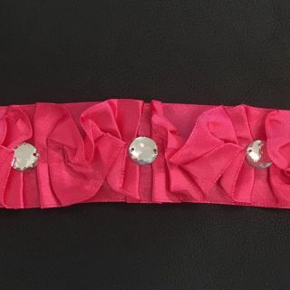 Saténová stuha Crystal fuchsia