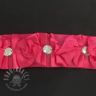 Satynowa wstążka Crystal fuchsia