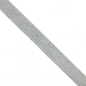 Šikmý prúžok LUREX white