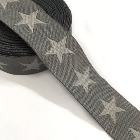 Stuha Stars dark grey/light grey