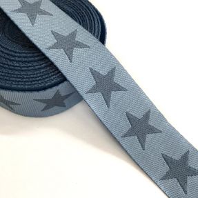 Stuha Stars light blue/jeans