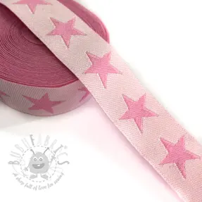 Wstążka Gwiazdy light pink/pink