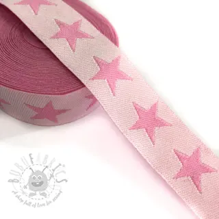 Wstążka Gwiazdy light pink/pink