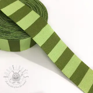 Wstążka Stripe lime