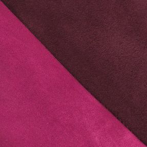 Umelá koža semiš ALASKA fuchsia/amethyste