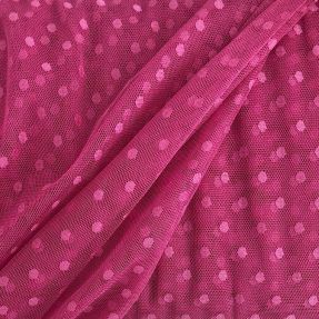 Tyl na TUTU SPOT dark fuchsia