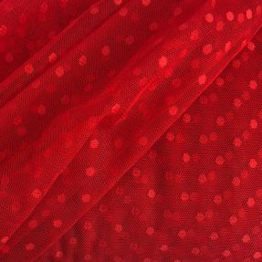 Tyl na TUTU SPOT red