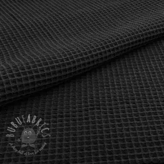 Wafel bawełniany black