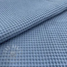 Wafel bawełniany blue