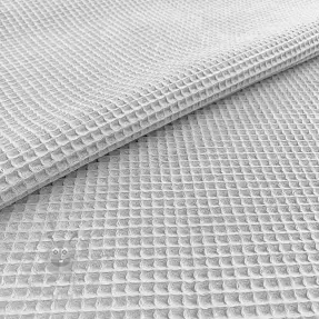 Wafel bawełniany light grey