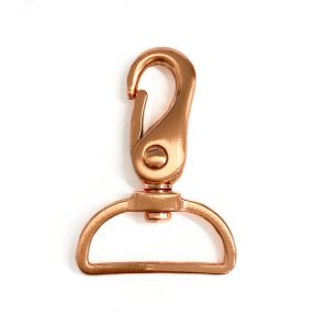 Metalowy karabińczyk 40 mm copper