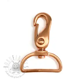 Metalowy karabińczyk 40 mm copper