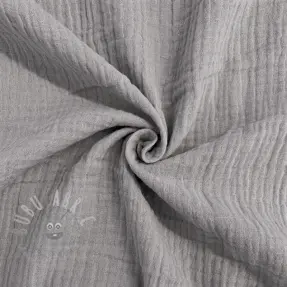 Muślin double gauze grey