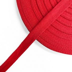 Taśma skośna bawełniana 15 mm red