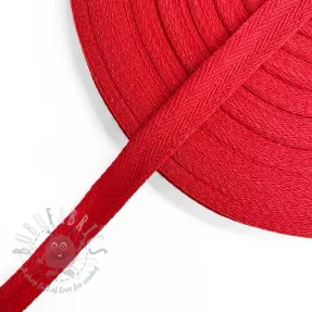 Taśma skośna bawełniana 15 mm red