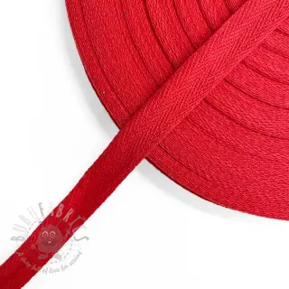 Taśma skośna bawełniana 15 mm red