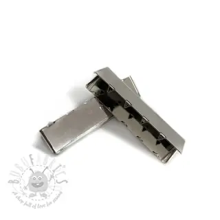 Metalowe zakończenie 40 mm silver