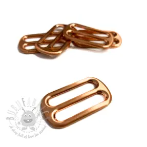 Metalowy regulator przesuwany 25 mm copper