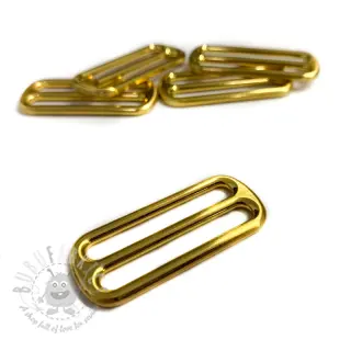 Metalowy regulator przesuwany 40 mm gold