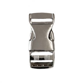 Kovová spona trojzubec 25 mm silver