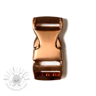 Metalowa klamra zatrzaskowa 25 mm copper