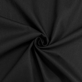 Bavlnený popelín black