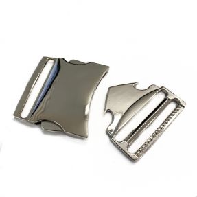 Kovová spona trojzubec 40 mm silver