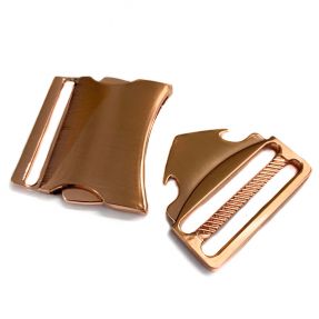 Kovová spona trojzubec 40 mm copper