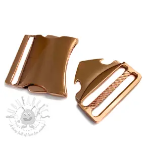 Metalowa klamra trójząb 40 mm copper